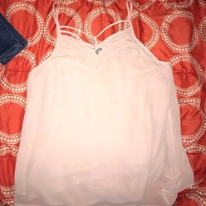 Pink Charlotte Russe tank top